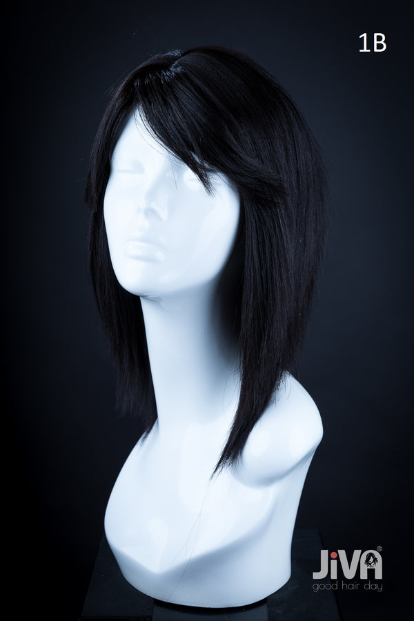 Peruca Naturala Platinum Negru intens 1